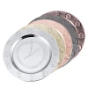 Factory wholesale stainless steel dinner plates, round craft plates, electroplated fruit plates, barbecue plates and display plates Application Scenario